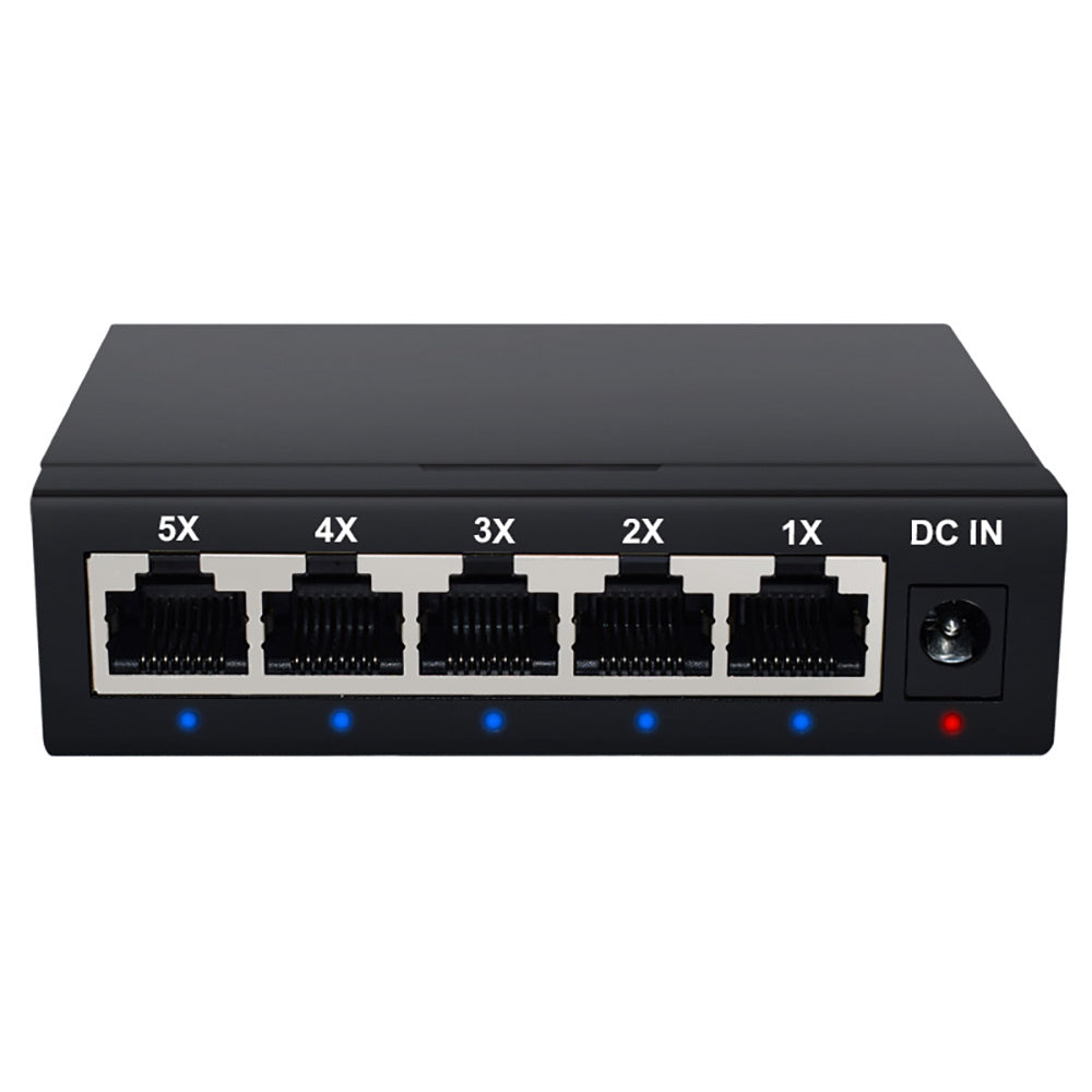 Switch Ethernet Gigabit 5 ports 10/100/1000 Mbps Boitier métal