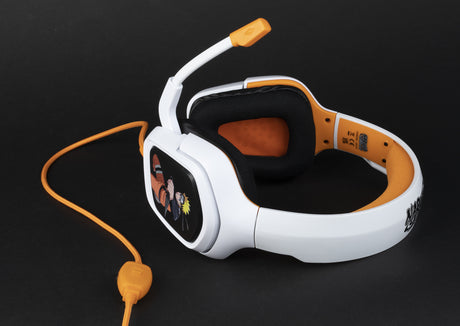 Casque gaming - Filaire - PS4, PS5, Switch, Xbox One et Series X|S - Konix - Naruto Shippuden - Microphone - Câble 1,5 m - Naruto