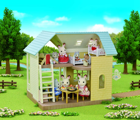 Le cottage au toit bleu - Sylvanian Families - 5671
