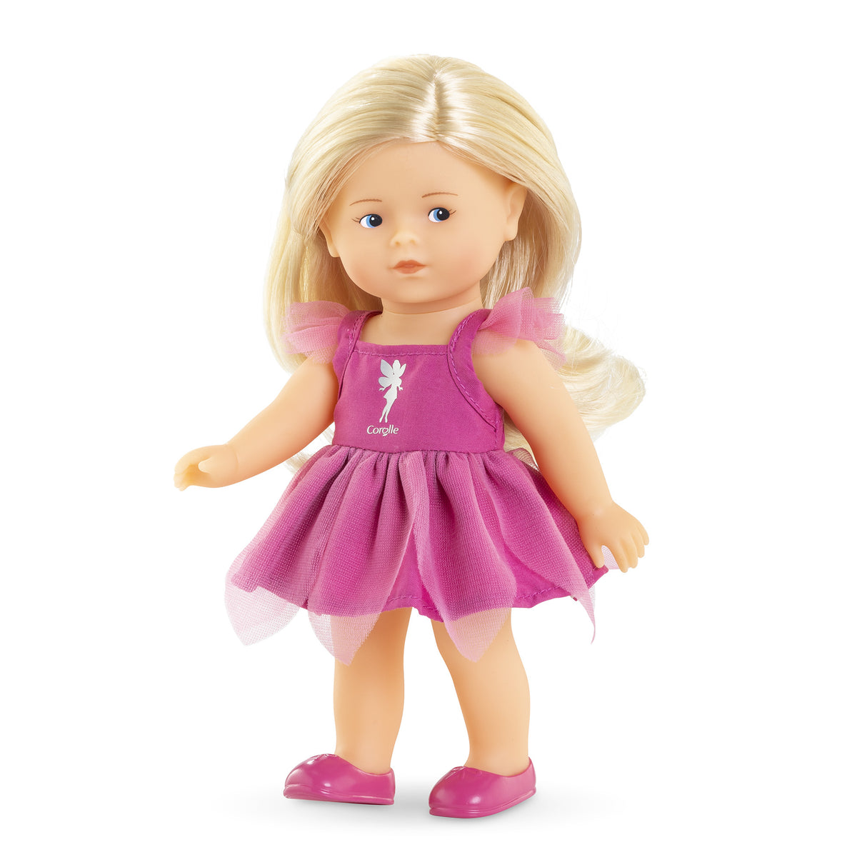 Coffret Mini Corolline - Corolle - Rosy Fée - Poupée en vinyle - Robe de fée - Ailes de papillon
