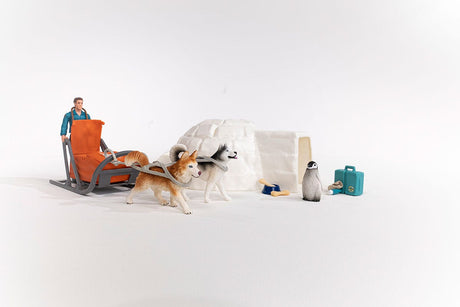 Coffret Expédition en Antarctique, figurines animaux sauvages, Schleich 42558 Wild Life, Pour enfant des 3 ans