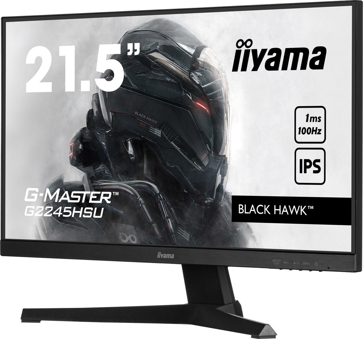 Ecran PC Gamer - IIYAMA - 22 - FHD - 100Hz - Dalle IPS - 1ms - G2245HSU-B2