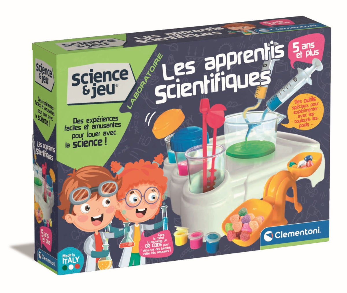 Les apprentis scientifiques - Clementoni - Science et Jeu - Laboratoire - Jeu d'Expériences - Dčs 5 ans