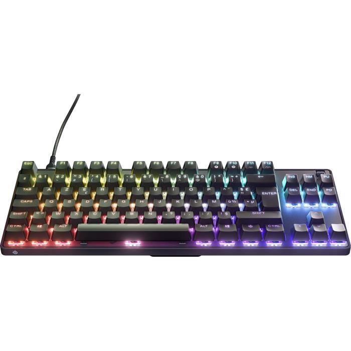 Clavier Gaming - AZERTY - STEELSERIES - Apex 9 TKL FR - Sans PavÈ NumÈrique - RÈtroÈclairÈ - Noir
