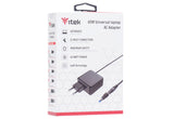 Chargeur universel Itek Slim pour ordinateur portable 65W (8 embouts)
