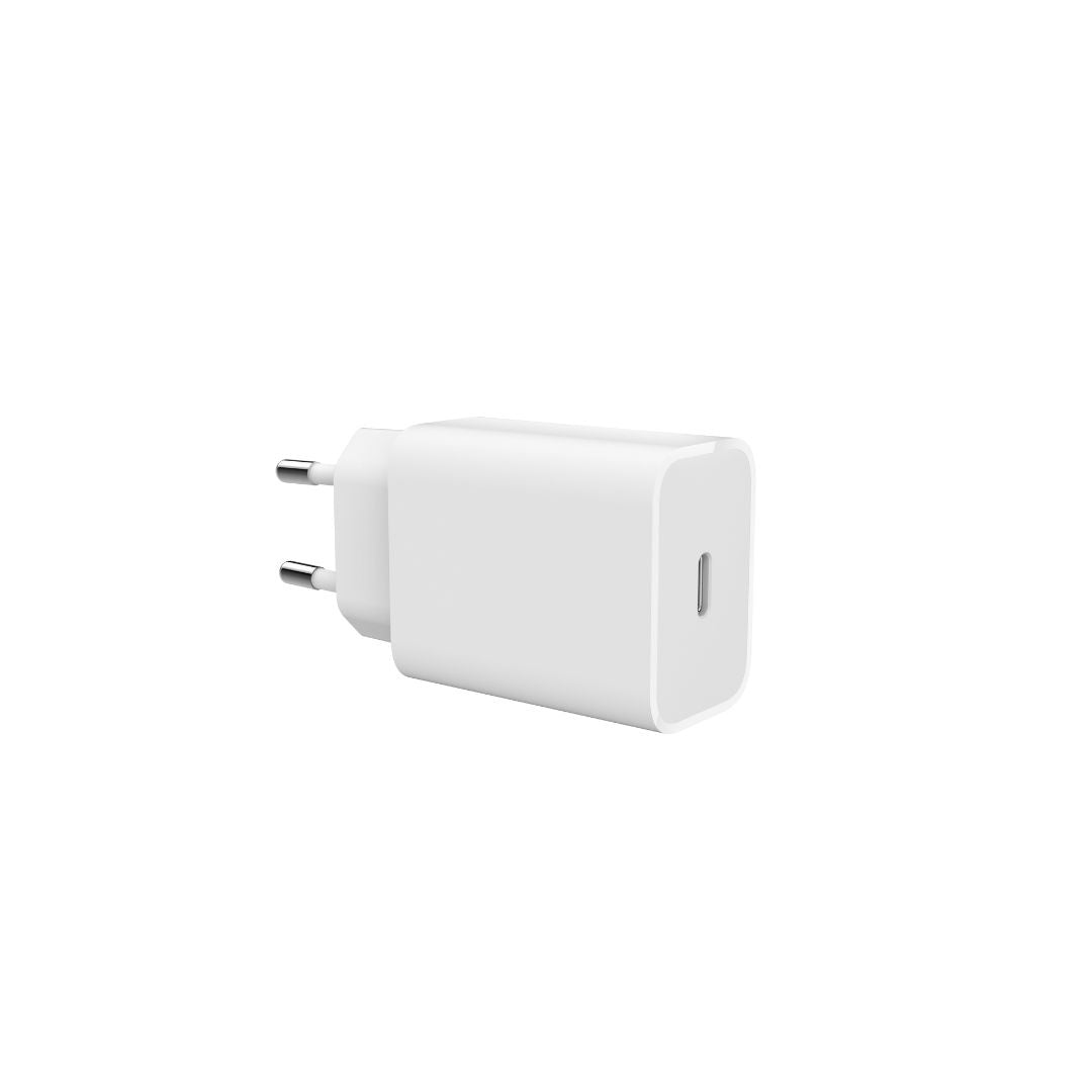 Chargeur secteur 1 Port USB-C : 5V/3A, 9V/2.78A, 12V/2.08A, 25W, Power Delivery,
