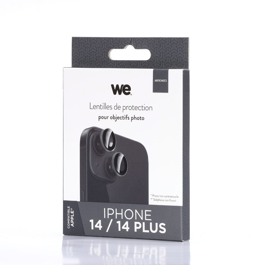 WE Lentilles de protection pour objectifs d'appareil photo iPhone 14/14 PLUS tra