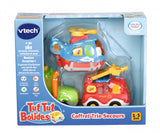 Coffret Trio Secours - VTECH - Tut Tut Bolides - Camion de pompiers, tracteur et hélico - 1 a 5 ans