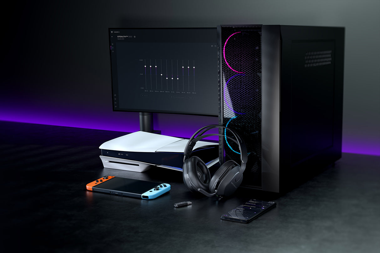 Casque de gaming sans fil - TURTLE BEACH - Stealth™ 500 PC - Noir