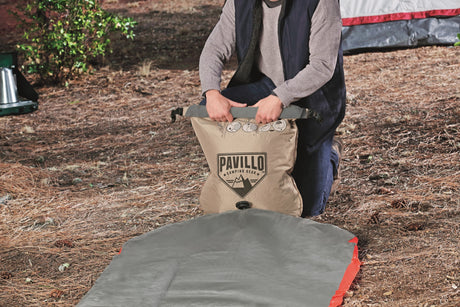 BESTWAY Matelas gonflable camping Pavillo - 1 place Roll & Relax - 188 x 99 x 22 cm - Avec sac de gonflage