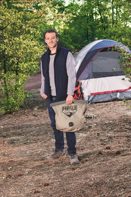 BESTWAY Matelas gonflable camping Pavillo - 1 place Roll & Relax - 188 x 99 x 22 cm - Avec sac de gonflage