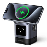 Station de charge 2 en 1 - UGREEN - Robot - Qi2 - Noir