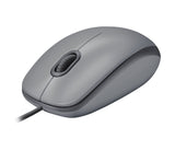Souris filaire Logitech M110 Silent (Gris)