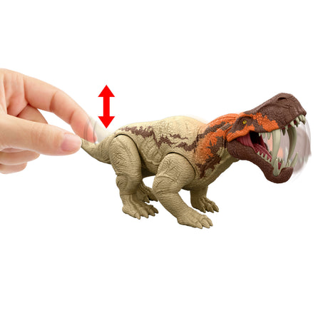 Jurassic World - Attaque Surprise - Figurine de dinosaure articulée - JGB77