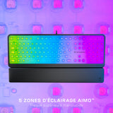 Clavier de jeu - Turtle Beach Magma - Membrane RGB - Noir, touches silencieuses, AIMO™ RGB
