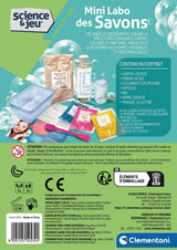 Clementoni - Jeu de science - Création de savons moelleux pour enfants - Ingrédients et ustensiles inclus - Des 8 ans