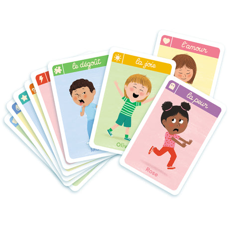 Jeu de cartes des émotions NATHAN
