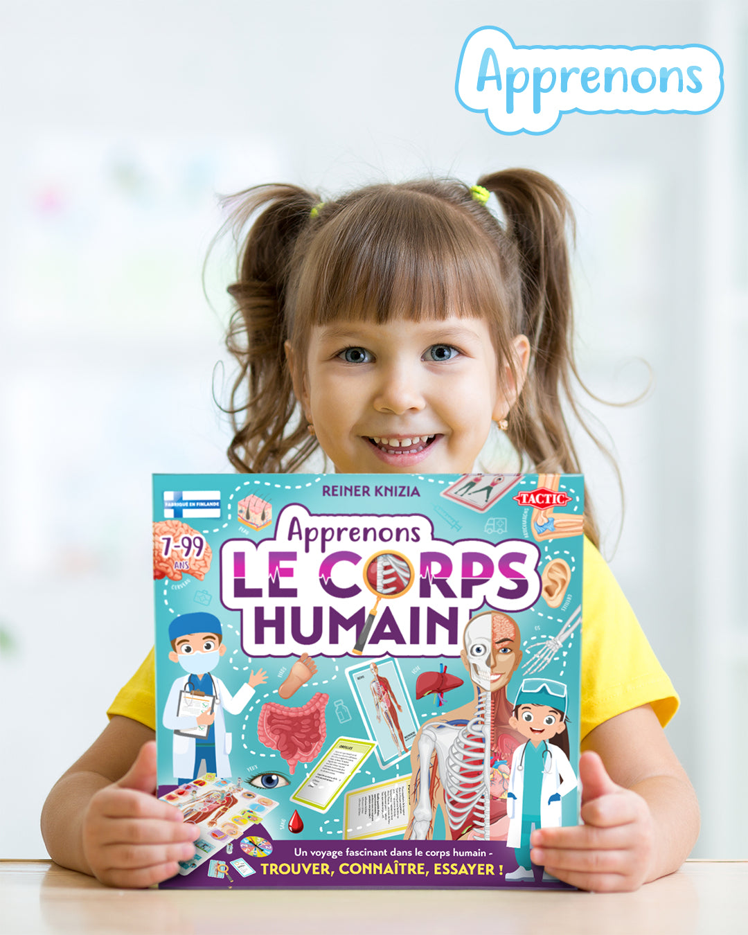Apprenons le corps humain - Jeu éducatif - TACTIC - 2 joueurs et plus - Des 7 ans