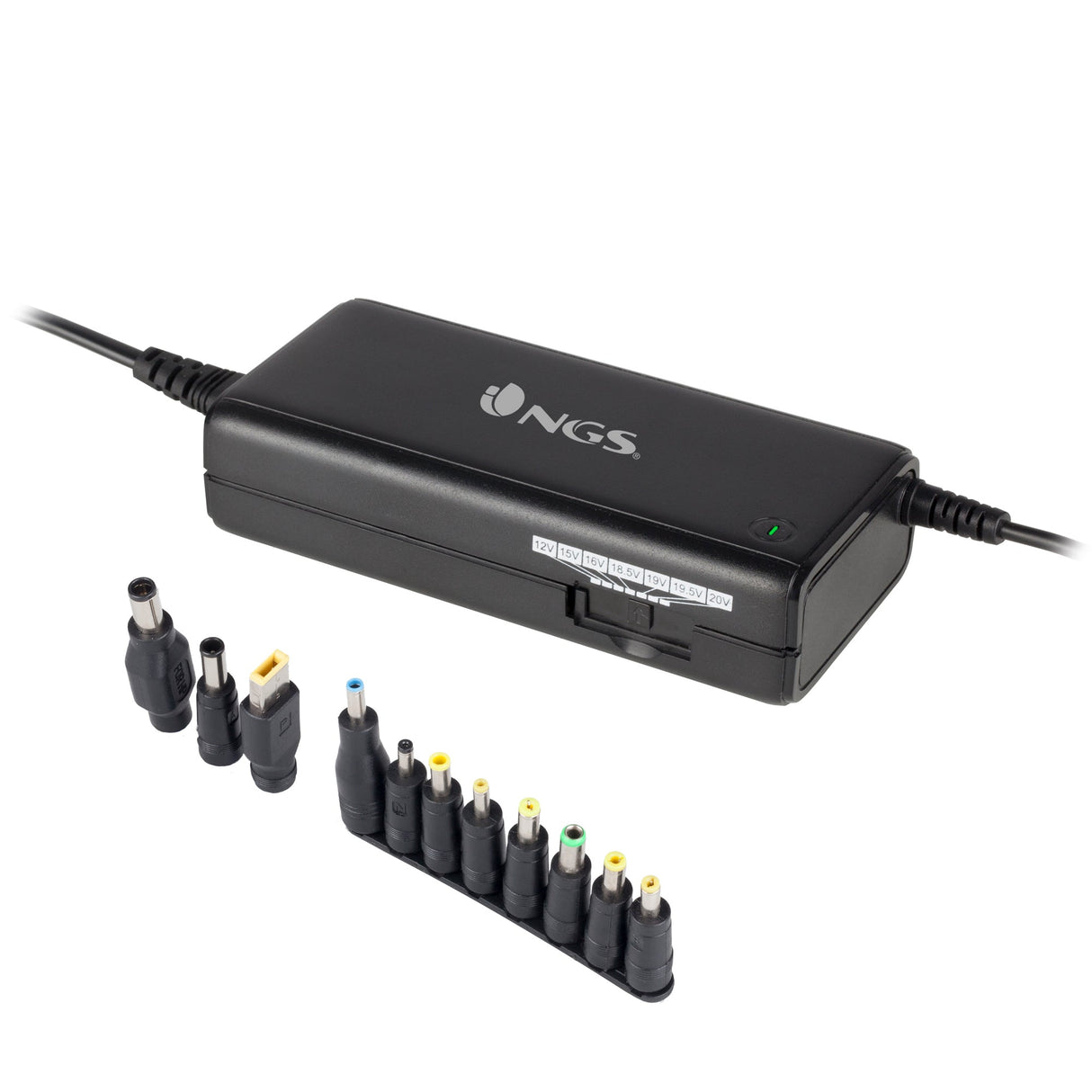 Chargeur universel NGS pour ordinateur portable 90W (11 embouts)