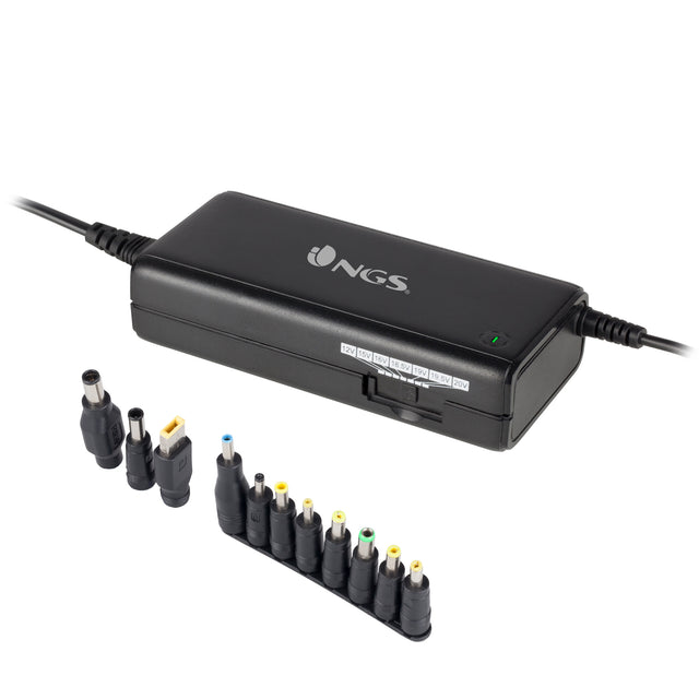 Chargeur universel NGS pour ordinateur portable 90W (11 embouts)