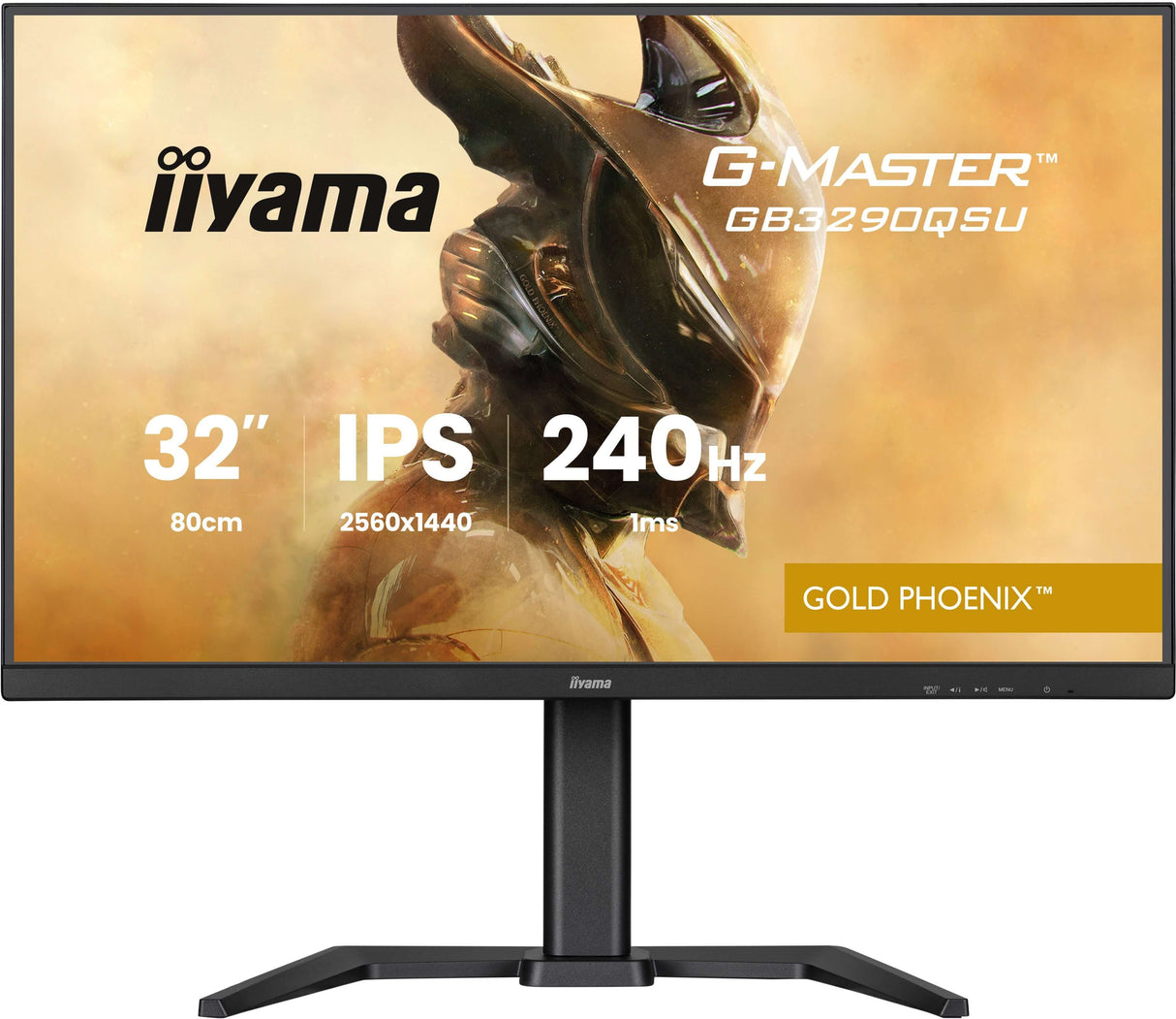 Ecran 32" Iiyama G-Master Gold Phoenix GB3290QSU-B1 Quad HD 240Hz (Noir)