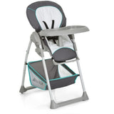 Chaise haute - HAUCK - SIT N RELAX - Réglable en hauteur - Pliable - Transat inclus - Hearts