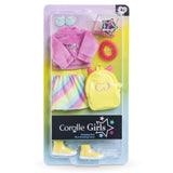 Accessoires poupée - COROLLE - Dressing fluo - Pour poupée mannequin 28 cm - 7 accessoires - Des 4 ans