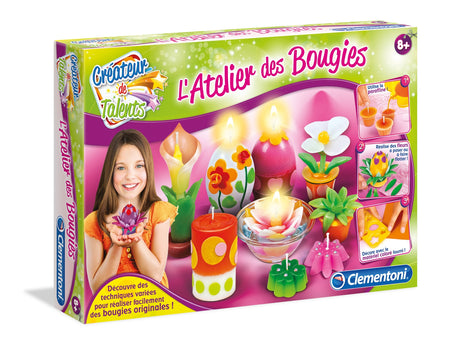 Coffret créatif - Clementoni - L'atelier des bougies - Mixte - A partir de 7 ans