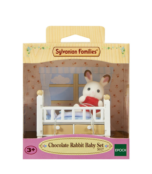 Le bébé Lapin Chocolat et lit - Sylvanian Families - 5017