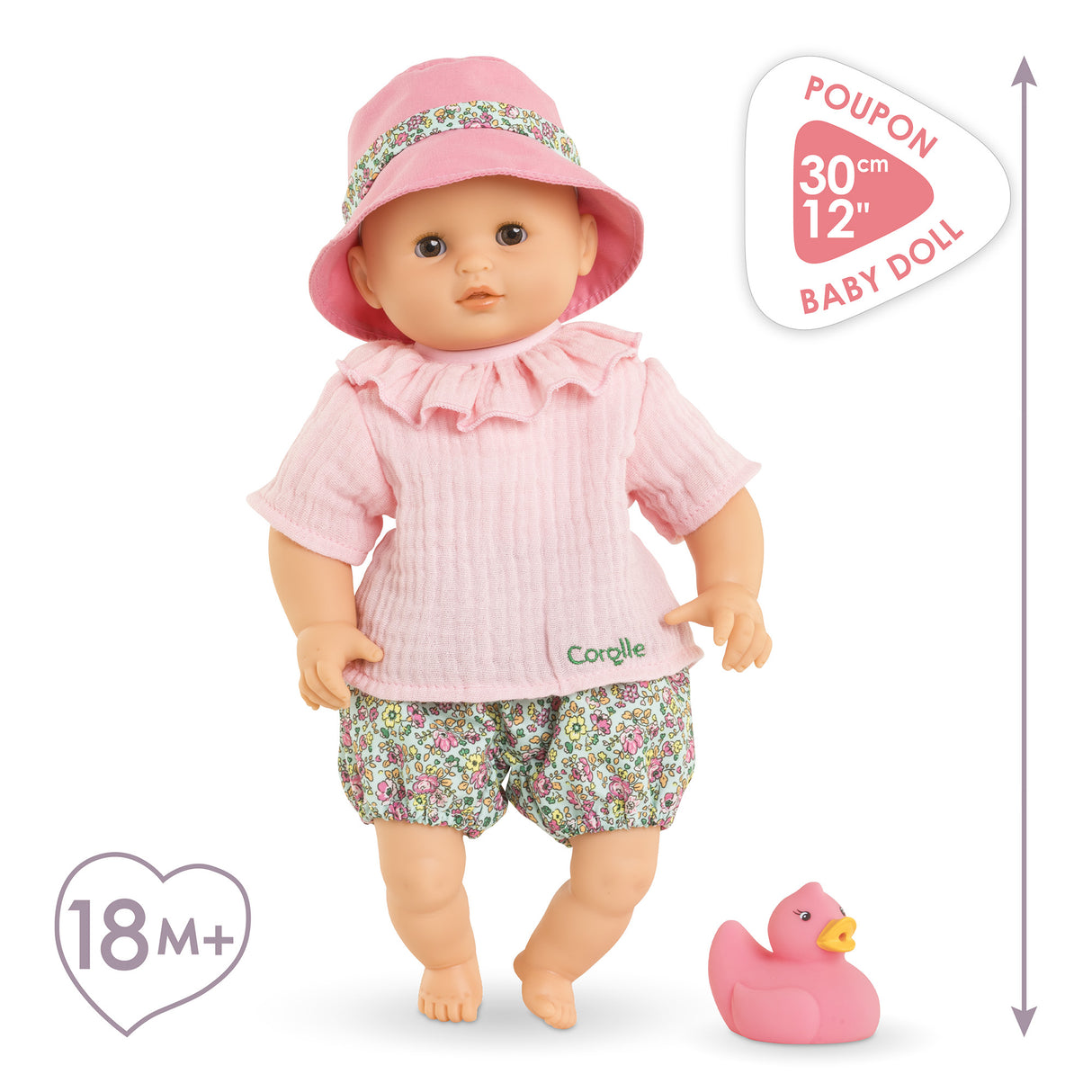 Poupon - COROLLE - Bébé Bain Coralie - 30 cm - jouet de bain - des 18 mois
