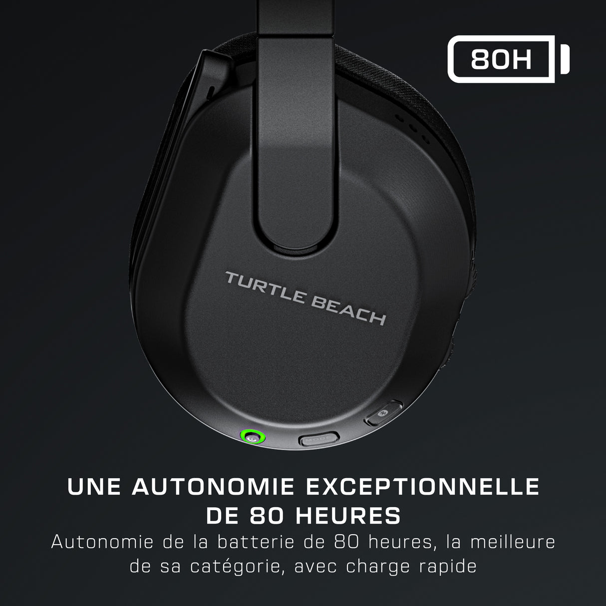 Casque de gaming multi-plateforme sans fil - TURTLE BEACH - Stealth™ 600 PC (Gen 3) - Noir