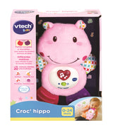 VTECH BABY - Hochet Croc'Hippo - Peluche Texturée Rose