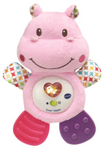 VTECH BABY - Hochet Croc'Hippo - Peluche Texturée Rose