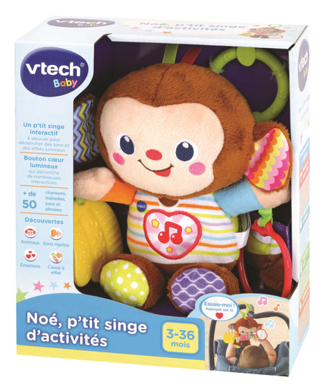 VTECH BABY - Jouet d'Eveil - Noé, P'tit Singe d'Activités