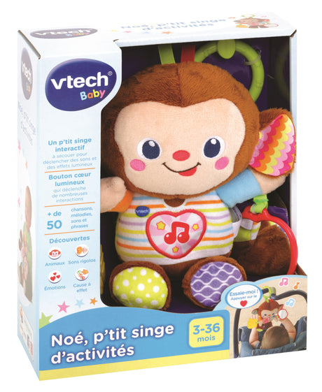 VTECH BABY - Jouet d'Eveil - Noé, P'tit Singe d'Activités