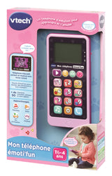 Téléphone Emoti'Fun - VTECH - Rose - Enfant 18 mois - 12 touches lumineuses et tactiles