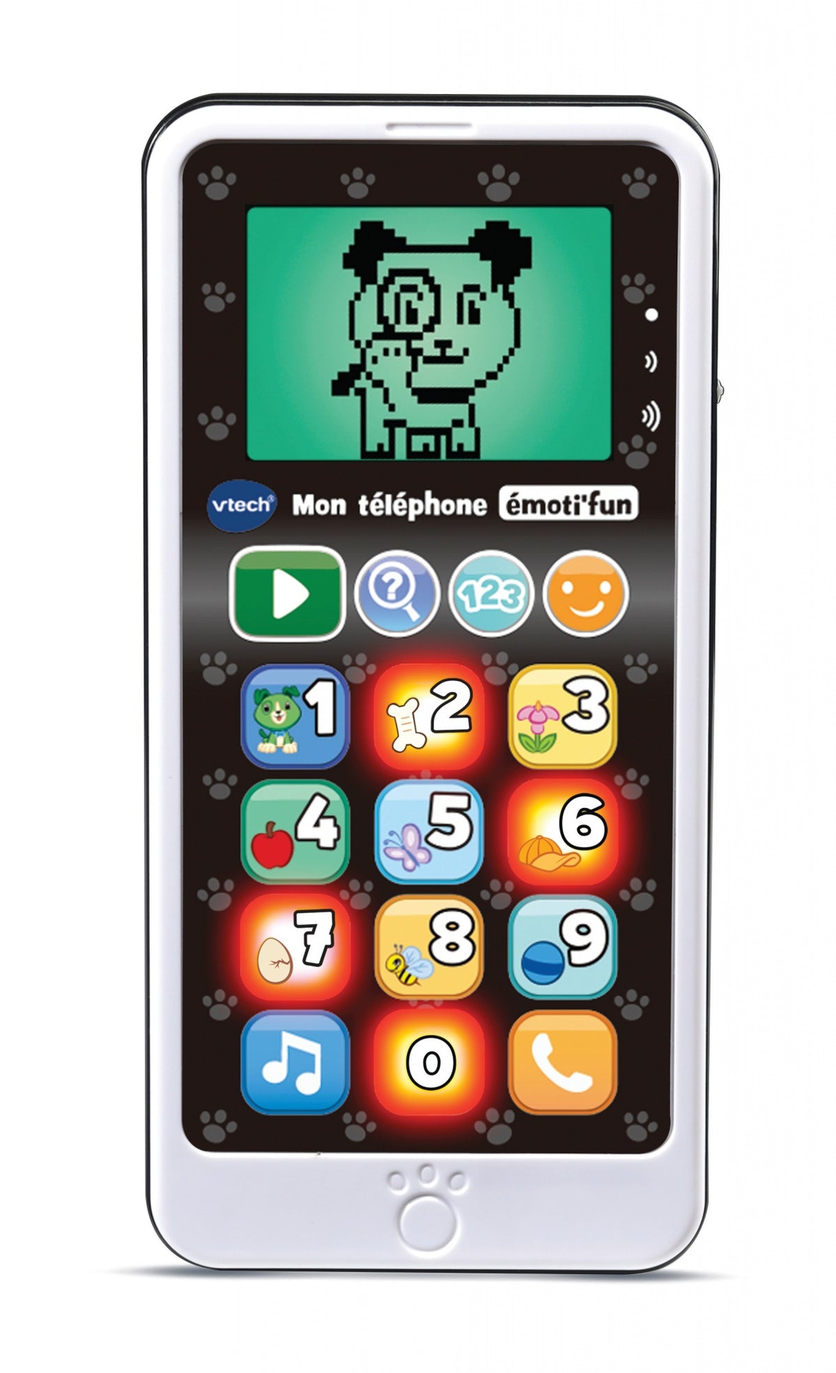 VTECH - Mon Téléphone Emoti'Fun - Noir