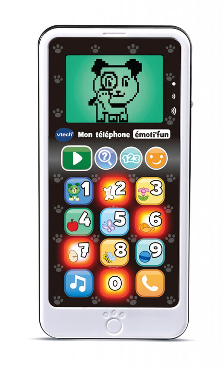 VTECH - Mon Téléphone Emoti'Fun - Noir