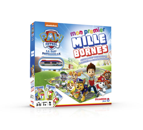 MILLE BORNES PAT PATROUILLE - Jeu de société - DUJARDIN - La Pat' Patrouille sauve la Grande Vallée dans ce jeu collaboratif