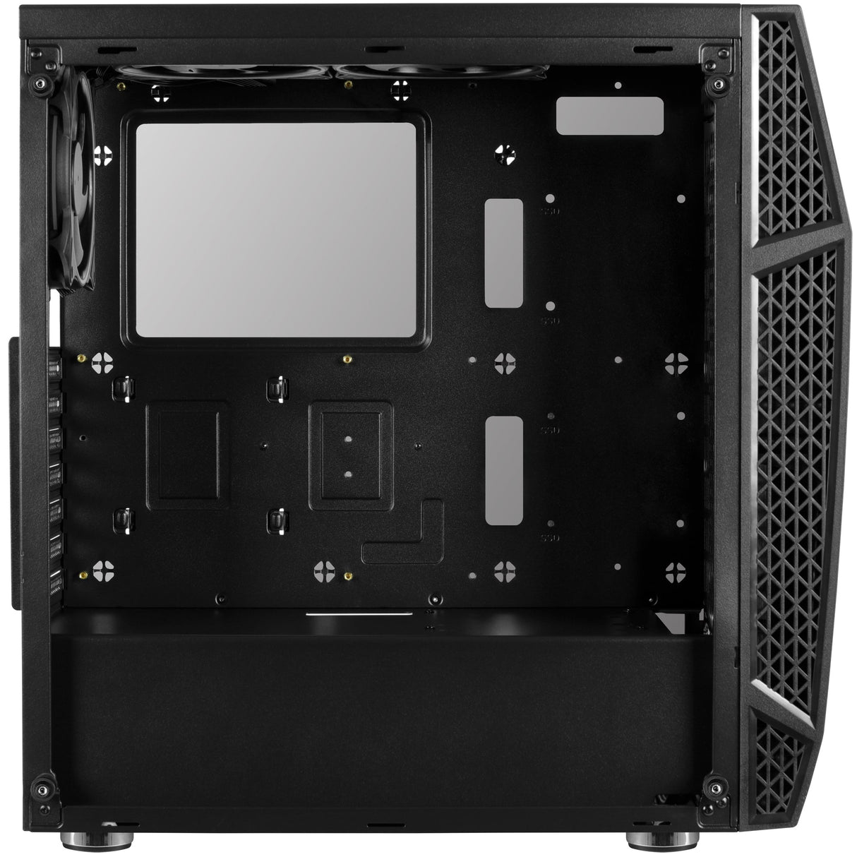 Boitier Moyen Tour ATX AeroCool Klaw RGB avec panneaux vitrés (Noir)