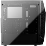 Boitier Moyen Tour ATX AeroCool Klaw RGB avec panneaux vitrés (Noir)