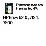 Cartouches d'encre HP 303 - Pack de 2 - Noir et Couleurs - 3YM92AE - Envy Photo 6220/6230/6232, Tango/TangoX