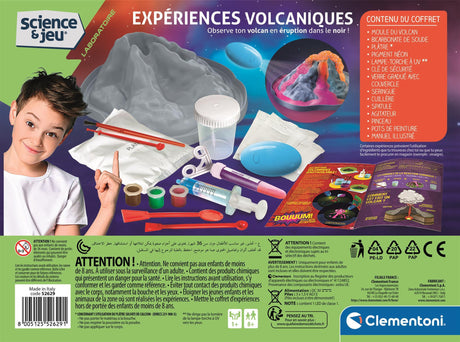 Expériences volcaniques - Clementoni - Science & Jeu - Jeux Scientifiques