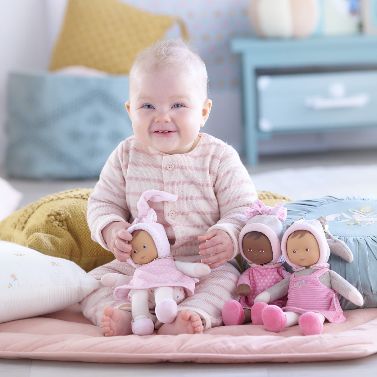 Doudou - COROLLE - Miss Reves d'Étoiles - 25 cm - senteur vanille - des la naissance