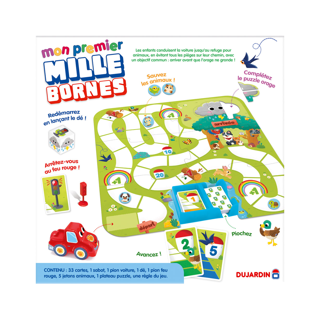 Mon premier Mille Bornes - Jeu de société - DUJARDIN - Des 3 ans