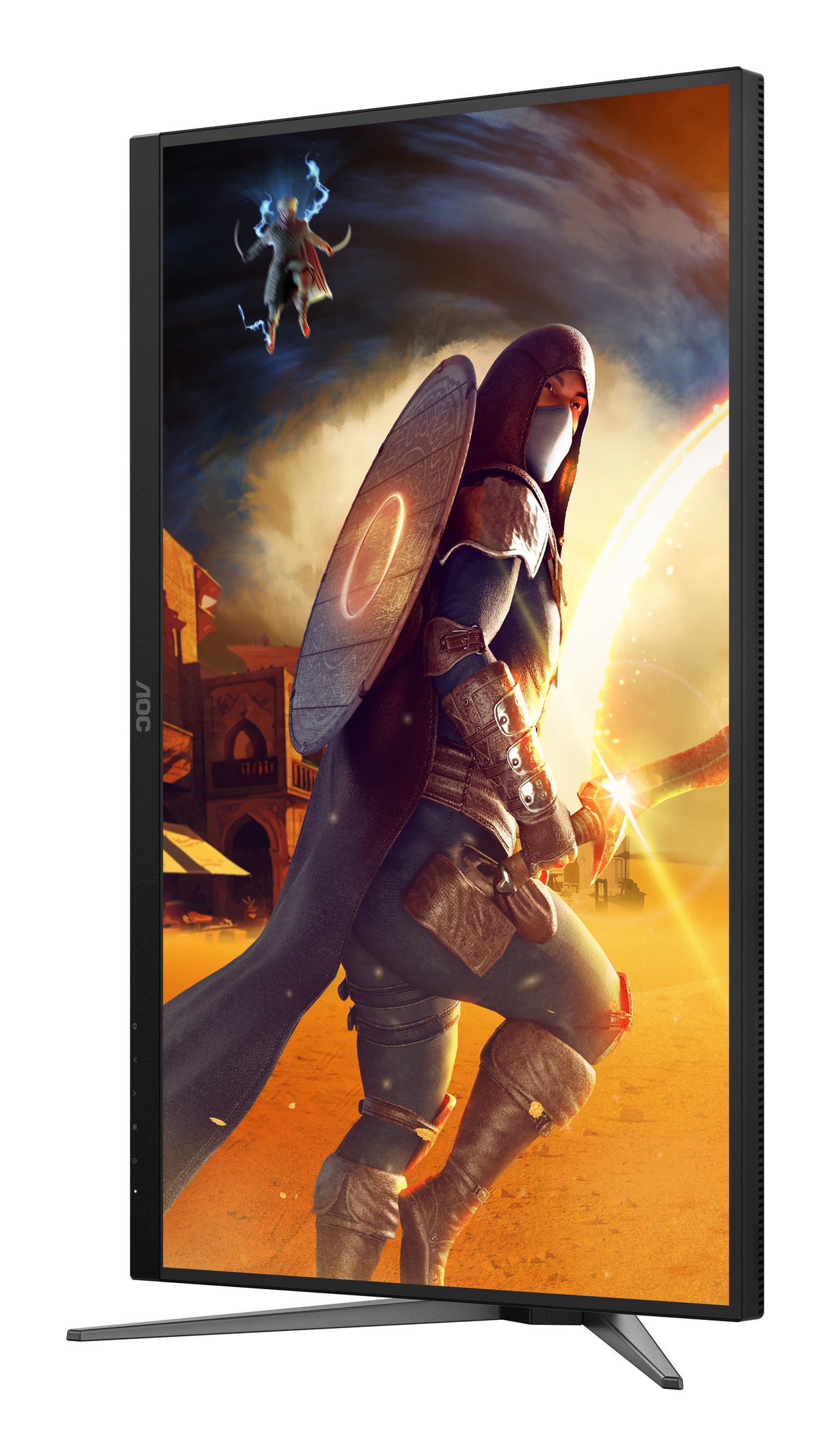 Ecran PC Gamer - AOC - 27'' - 4K/FHD - 160Hz/320Hz - Dalle MiniLED Fast IPS - 0,5ms - Réglable en hauteur - U27G4XM
