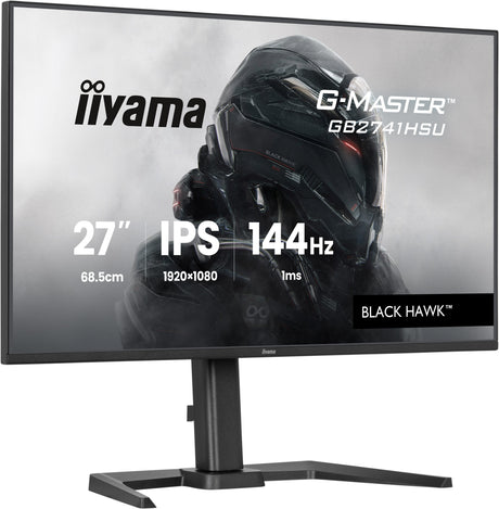 Ecran PC Gamer - IIYAMA - 27 - 144Hz - Dalle IPS - 1ms - Réglable en hauteur - G-Master Black Hawk