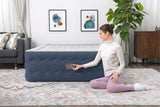 BESTWAY Bestway Lit gonflable 2 places TruLeisure pompe électrique intégrée 203x152x51cm