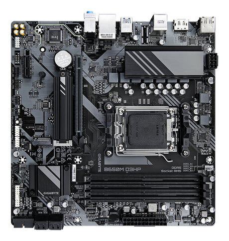 Carte mere - GIGABYTE - B650M D3HP - Socket AM5 - DDR5 jusqu'a 7600 MHz - 2.5 GbE LAN