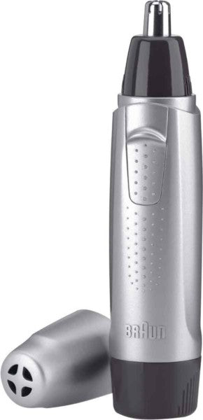 Tondeuse pour oreilles et nez - Braun EN10 - Gris - Autonomie 60 min - Sans fil